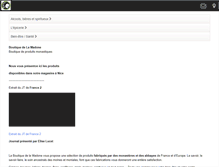 Tablet Screenshot of madone.fr